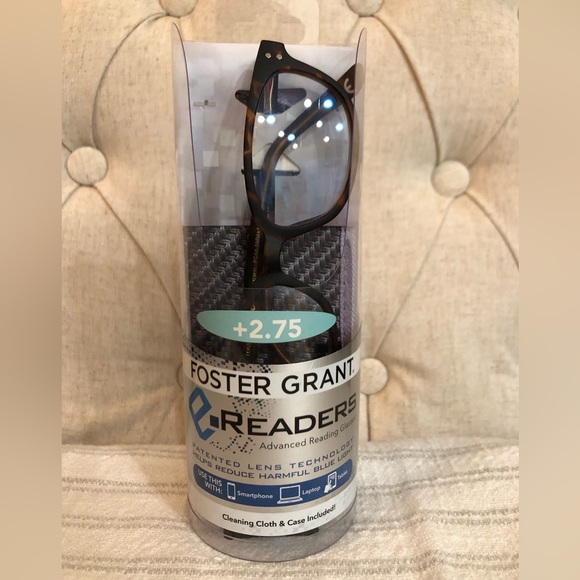 Foster Grant Blue Light e-Readers (+2.75) Reading Glasses - Picture 2 of 7